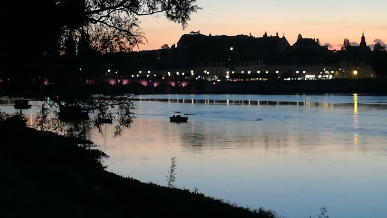 Appartement Spacieux Vue Sur Loire Proche Du Centre Blois Esterno foto